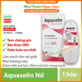Aquaselin Intensive Women - Lăn nách khử mùi nữ (mồ hôi nhiều) - Nhập khẩu chính hãng