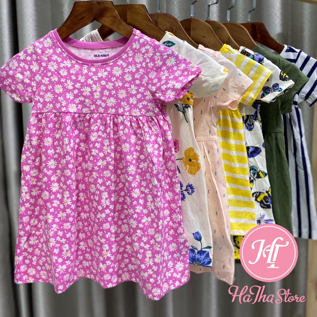 Dress / Đầm thun OldNavy bé gái (8-19kg)