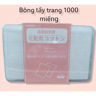 Bông tẩy trang miniso 1000 miếng