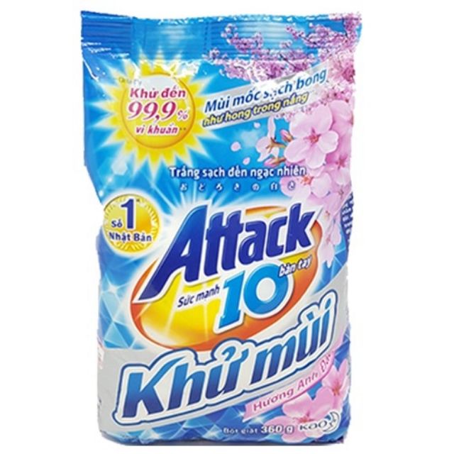 Bột Giặt Attack 720g/360g Anh Đào