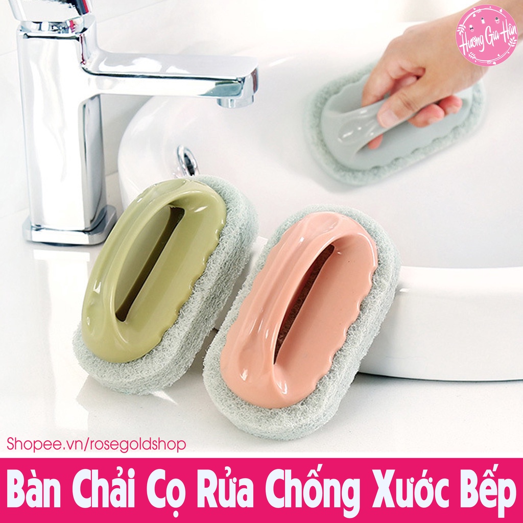 Bàn Chải Có Tay Cầm Cọ Rửa Chống Xước Bếp, Bồn Rửa Mặt, Nhà Tắm