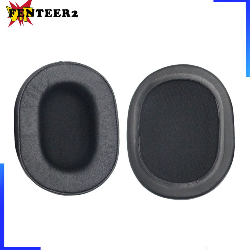 [Fenteer2  3c ]1 Pair Headphones Ear Pad Cushion for   MSR7 M50X M20 M40 Black