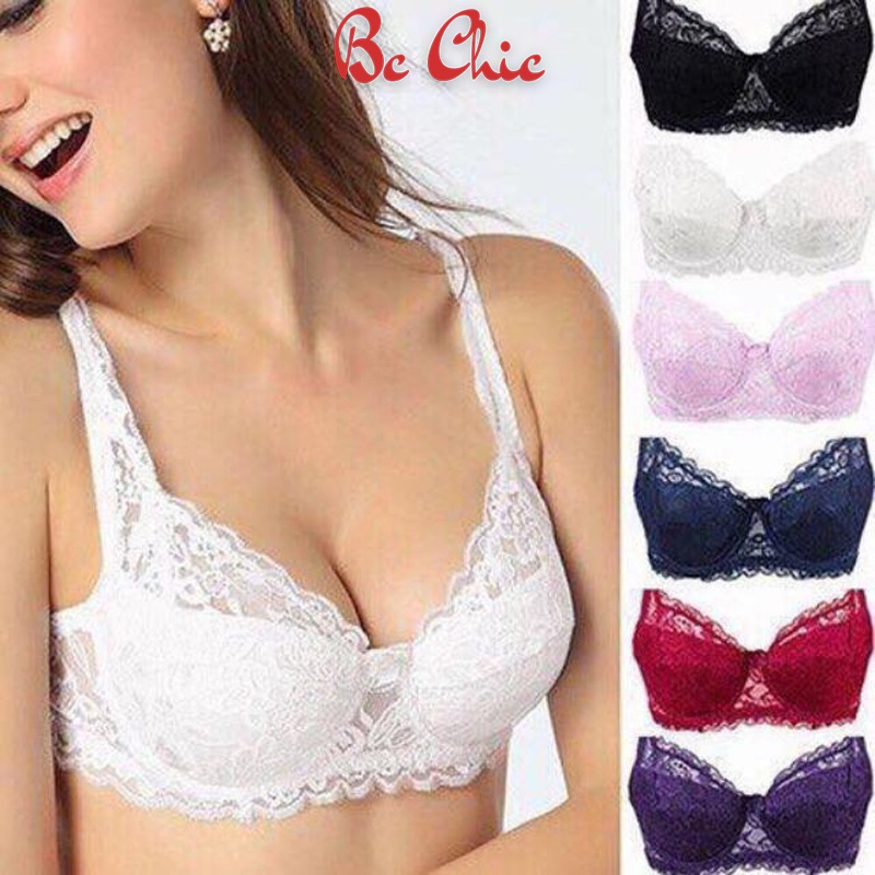 Áo Lót Ren Không Đệm, Có Gọng Cao Cấp MS2004 BC_CHIC LINGERIE