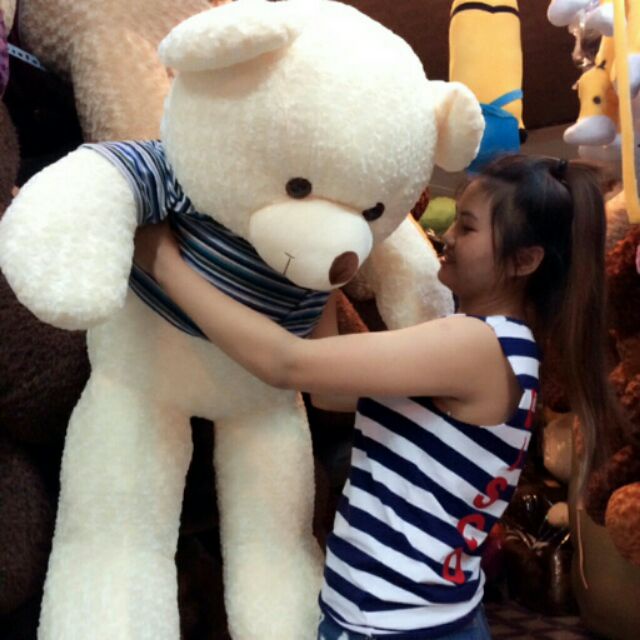 Gấu bông Teddy,gấu ôm hình thú nhồi bông cho bé, Gối ôm Teddy  Hình Thú Làm Quà Tặng Siêu Đáng Yêu 95cm-1m8