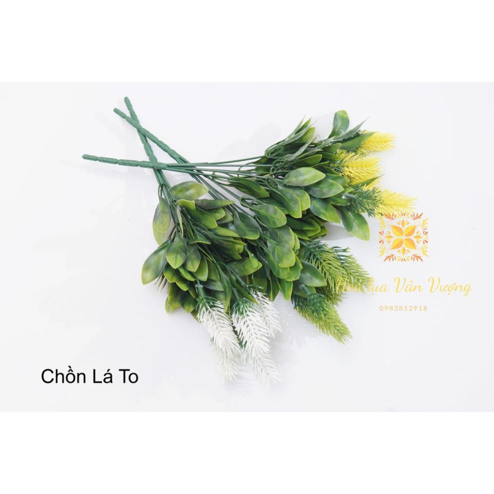 Hoa giả - cành điểm, cành chồn lá to