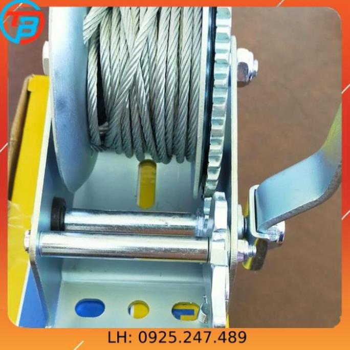 Tời quay tay nhiều tải trọng - Cáp thép giá sỉ Thái Bình Vina