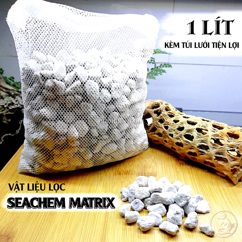 Vật liệu lọc SEACHEM MATRIX [1 Lít] - Vật liệu lọc cao cấp của Mỹ cho bể cá cảnh, thủy sinh
