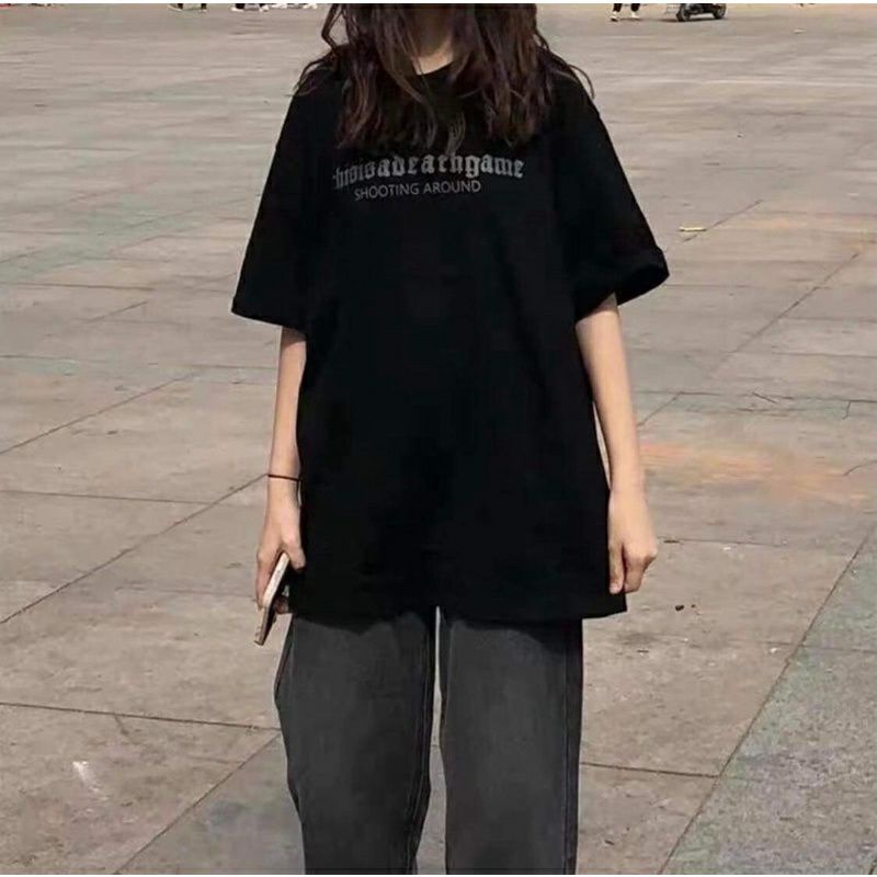 [XẢ HẾT ĐÓN TẾT] ÁO THUN TAY LỠ BÀN CỜ MÀU ĐEN CHẤT COTTON SU SIÊU MỊN XỊN BEN TREND SHOP