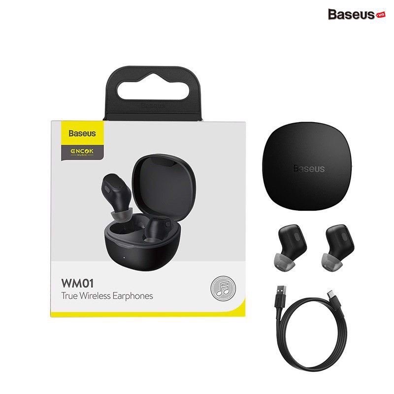 Tai Nghe Không Dây Bluetooth 5.0 Basues - WM01 TWS Chống Ồn