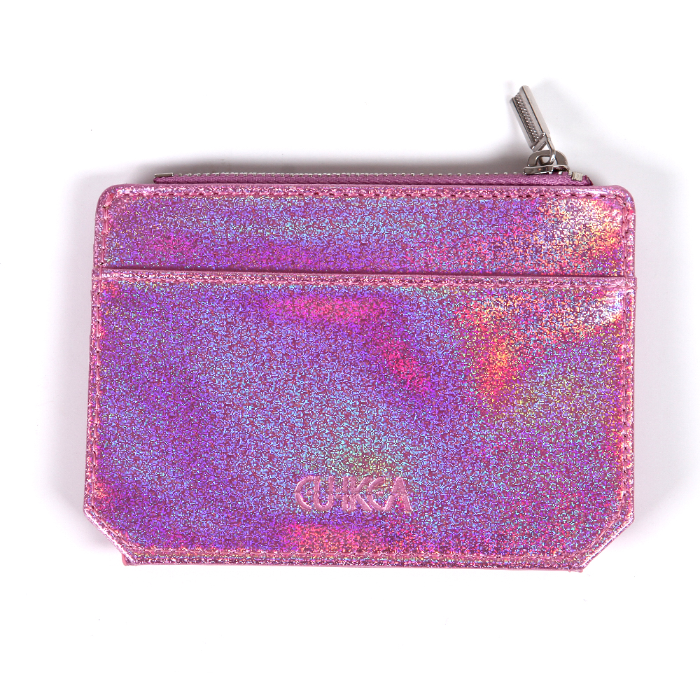 Ví đựng thẻ tiền xu cầm tay mini chất liệu da thời trang cho nữ