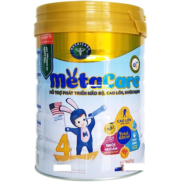 Sữa bột Metacare 4 -900g mẫu mới ( Date 2021 )