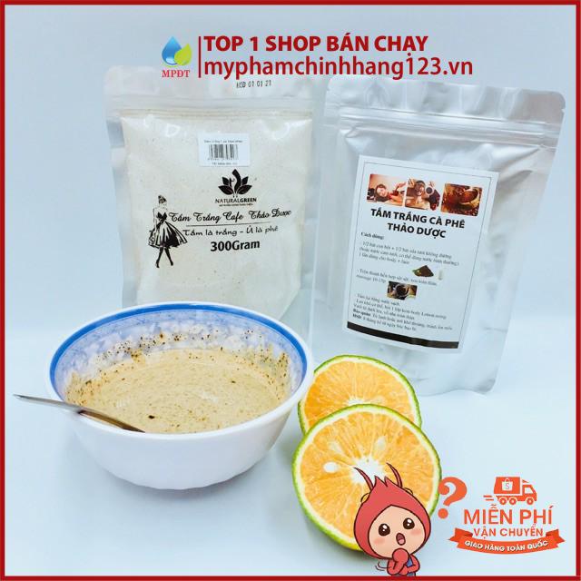 COMBO 1 GÓI TO Ủ TRẮNG CAFE (dùng cả face và body) . 300gr mới . | BigBuy360 - bigbuy360.vn