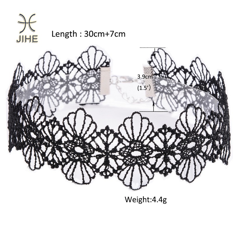【JIHE】choker Phụ kiện ren hoa thời trang phong cách Nhật Hàn