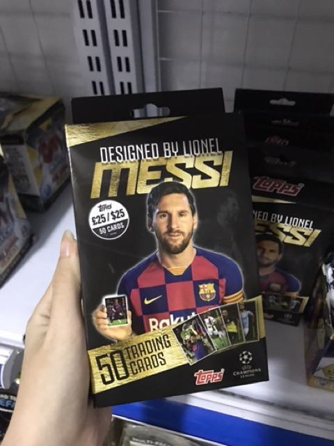 Box 50 thẻ thiết kế bởi Lionel Messi