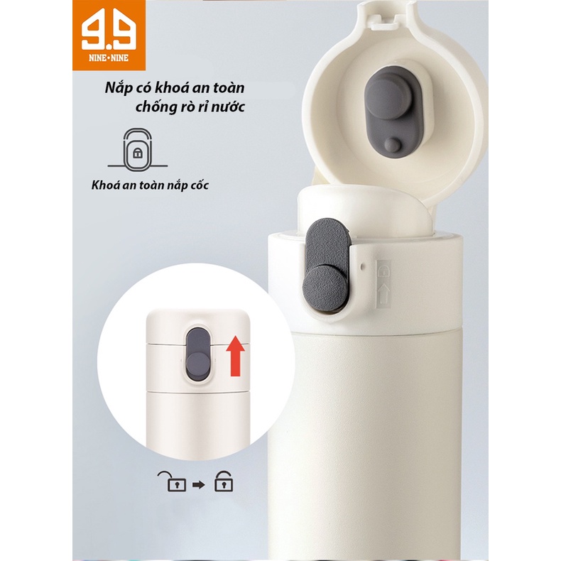 Bình giữ nhiệt nóng lạnh 450ML cao cấp Locknlock chính hàng an toàn cho sức khỏe