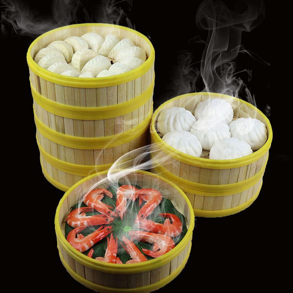 Nồi Hấp Thức Ăn Trung Hoa Bằng Tre Có Nắp Đậy An Toàn handmade