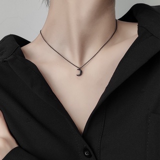 Dây chuyền black moon bạc 925