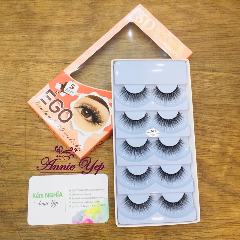 LÔNG MI EGO - 5D Real Mink Fur Eyelashes