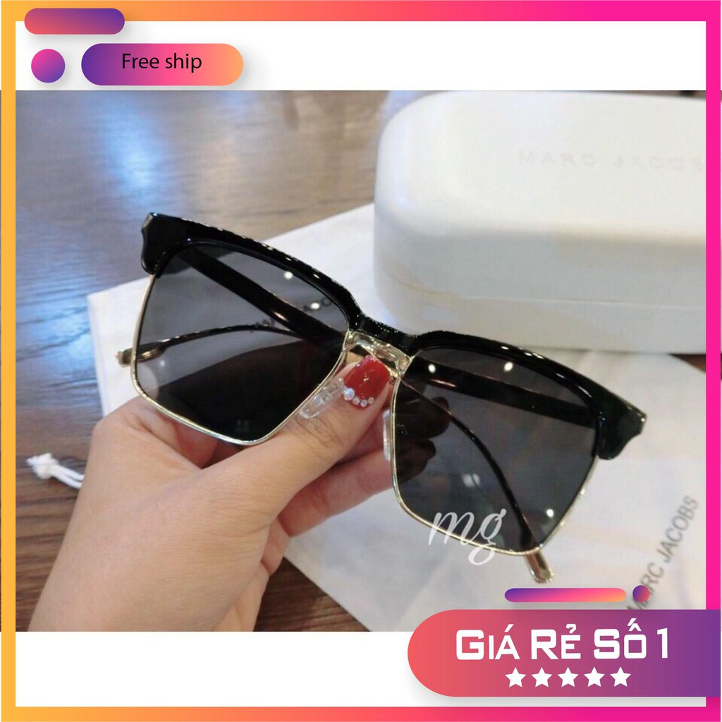 [siêu rẻ] KÍNH UNISEX VUÔNG GỌNG VÀNG NAM NỮ THỜI TRANG CHÂN VÀNG 2017 | BigBuy360 - bigbuy360.vn