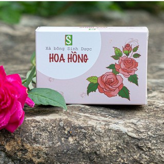 Xà bông Sinh Dược - Hoa Hồng 100g Mới