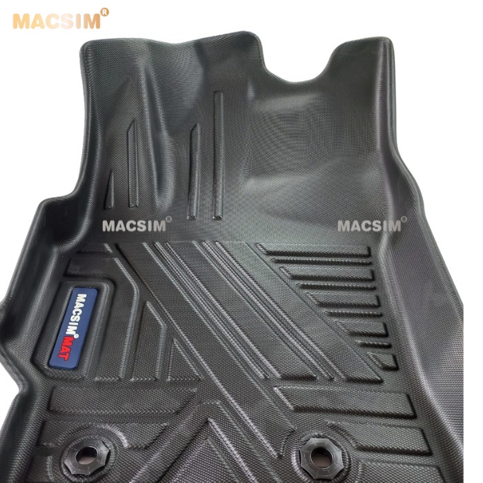 Thảm lót sàn xe ô tô Toyota vios  2008-2013 qd Nhãn hiệu Macsim chất liệu nhựa TPV cao cấp