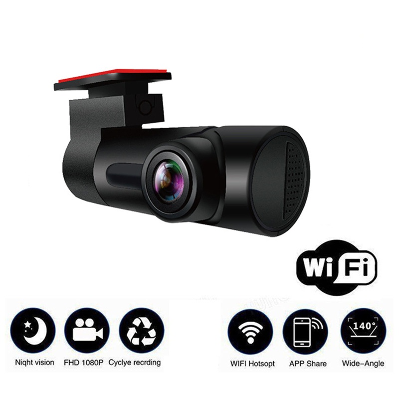 Camera Hành Trình Xe Hơi Hỗ Trợ Quay Ban Đêm Kết Nối WiFi Không Dây