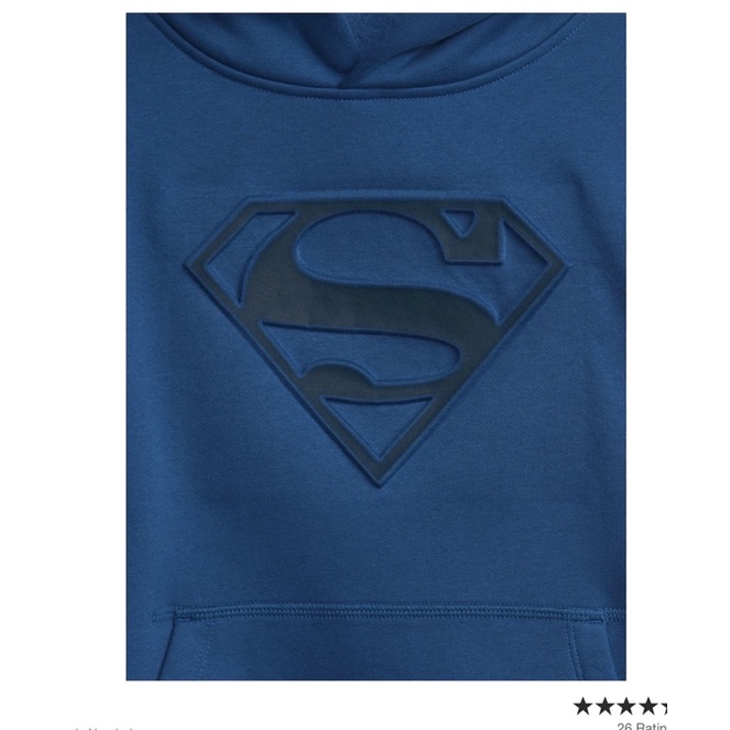 ÁO NỈ BÔNG HOODIE BÉ TRAI SUPPERMAN HÀNG XUẤT MỸ CHUẨN XỊN