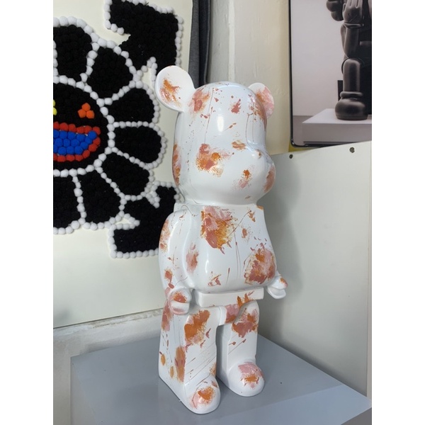 Bearbrick, gấu bearbrick 400%, sz bé 28cm, đủ 3 loại lá mùa thu và vảy sơn