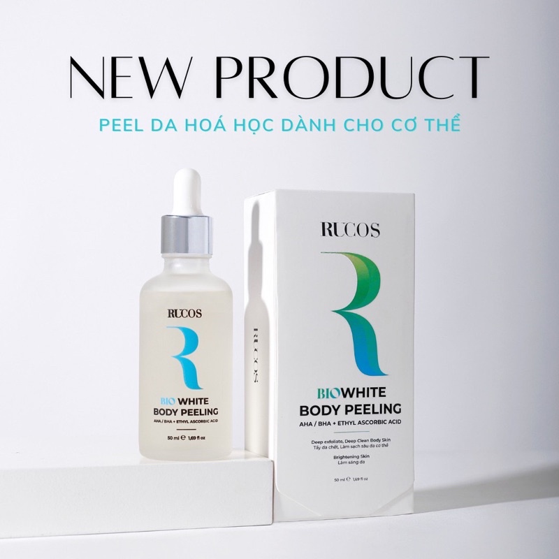 Biowhite Body Peeling Rucos - Tinh Chất Tái Tạo Da