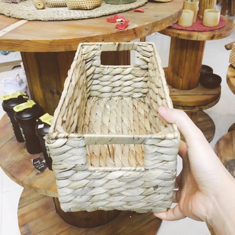Khay lục bình chữ nhật. Kích thước 30*15*h15. ship toàn quốc