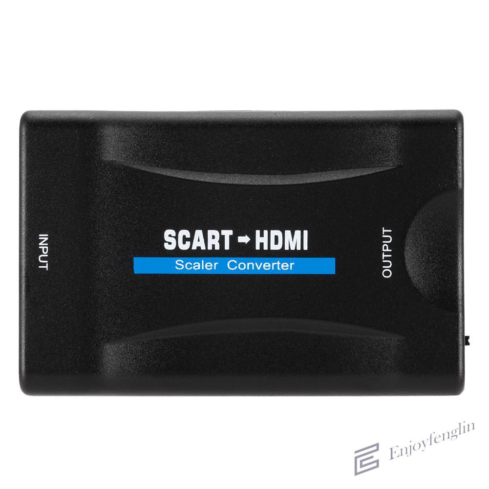 DC Cáp Chuyển Đổi Từ Cổng Scart Sang Hdmi 1080p Cho Hdtv Dvd