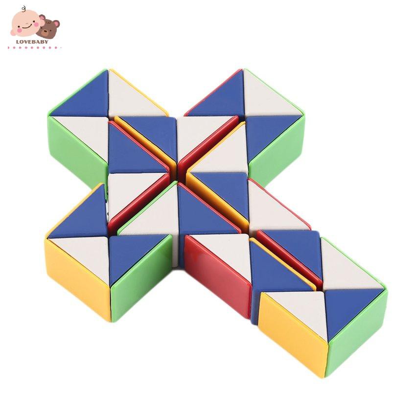 Đồ Chơi Khối Lắp Ráp Hình Con Rắn 3d Vui Nhộn