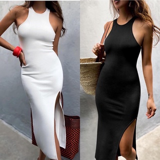 Váy maxi 3 lỗ ngược xẻ đùi sang chảnh anna store