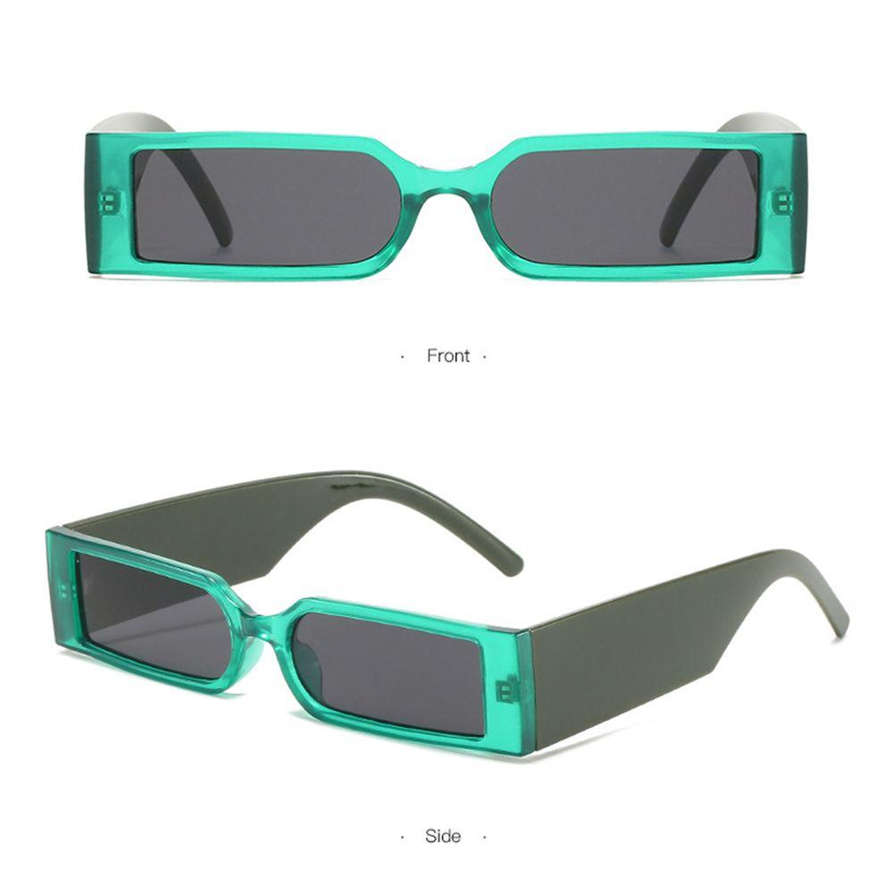 Kính Mát Hình Chữ Nhật Chống Tia Uv400 Thời Trang Cho Nam Nữ