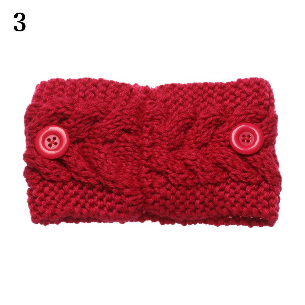 Băng Đô Cài Tóc Bằng Len Màu Sắc Ngọt Ngào Phong Cách Thể Thao Thời Trang Cho Nữ