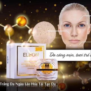 Kem trắng da mặt elbon 10g, 15g, 50g