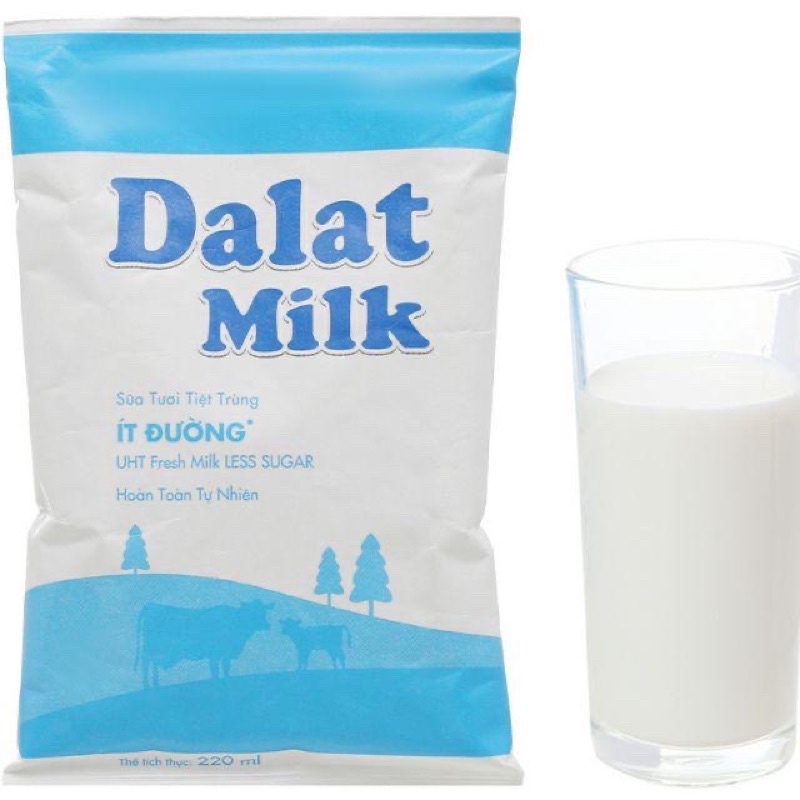 Sữa Dalat Milk- ít đường- 220ml
