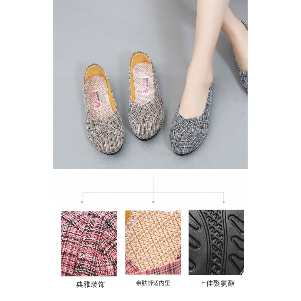 Giày Lười Đế Mềm Chống Trượt Thời Trang Cho Nữ 60 Tuổi | BigBuy360 - bigbuy360.vn