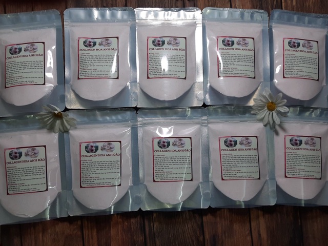 1kg Bột Dẻo Collagen hoa Anh Đào đắp mặt Handmade