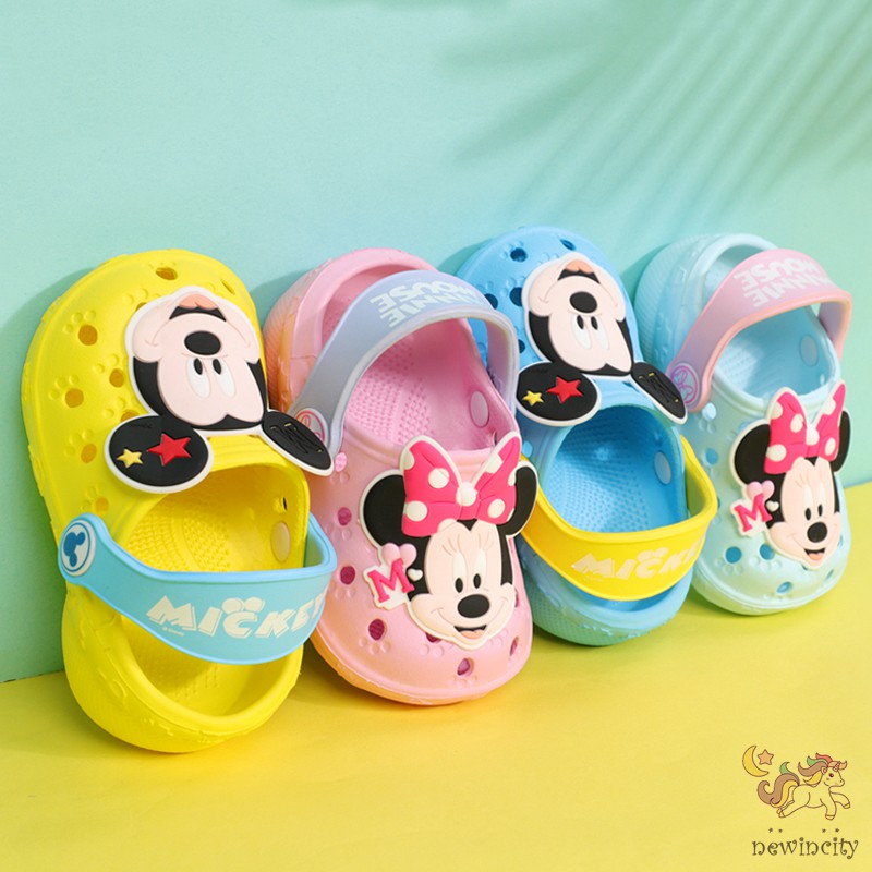 Dép Quai Ngang Hình Chuột Mickey Cho Bé