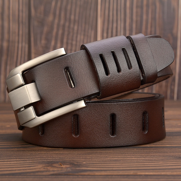 Thắt Lưng Nam Cao Cấp Dây Lưng Nam Mặt Khóa Kim Nguyên Khối K025 Phong Cách Thời Trang Hàn Quốc Lịch Lãm