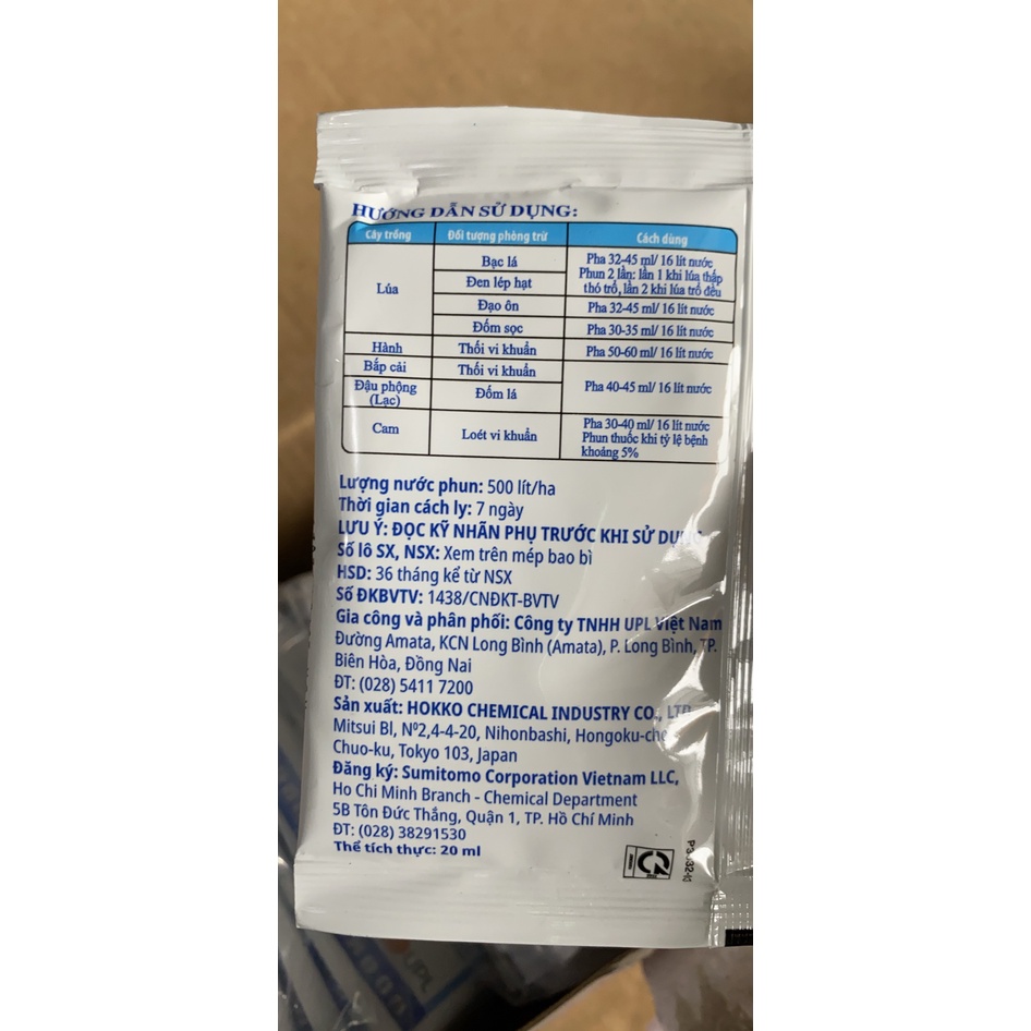 Combo 10 gói - Thuốc trừ bệnh KASUMIN 2 SL - Gói 20ml