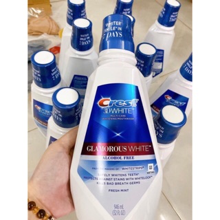 Nước súc miệng crest 3d white brilliance 1l/1000ml😁😁 mẫu mới hình 2