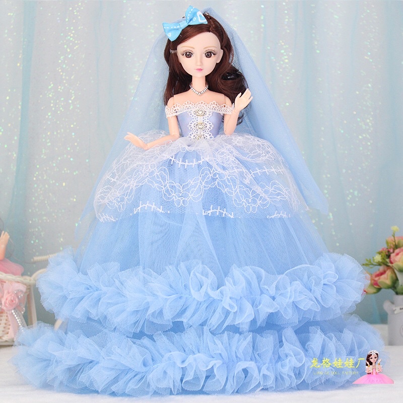 Đồ chơi búp bê barbie  Cô dâu công chúa Cao Cấp Đẹp Cho Bé Gái 45cm