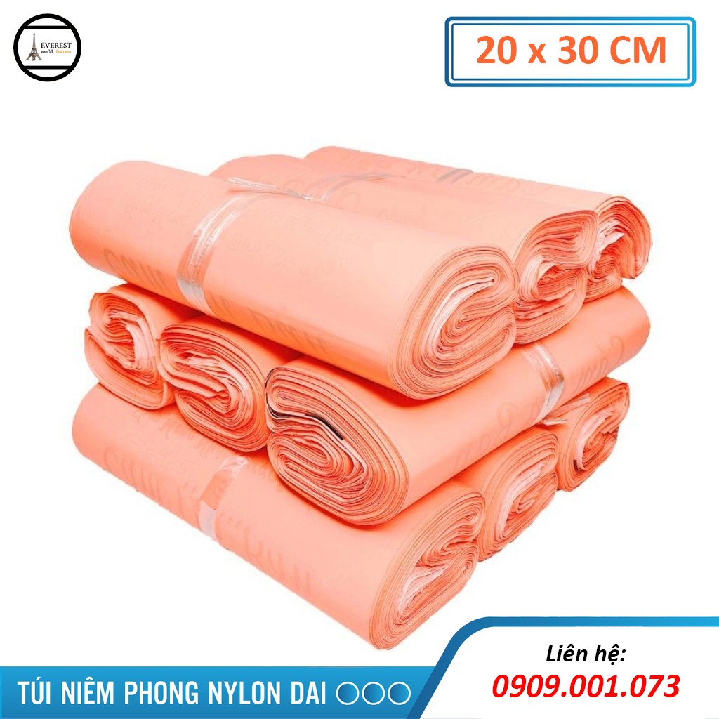 1 kg Túi gói hàng niêm phong size 20x30cm, lớp keo dán siêu tiện lợi, hàng có sẵn