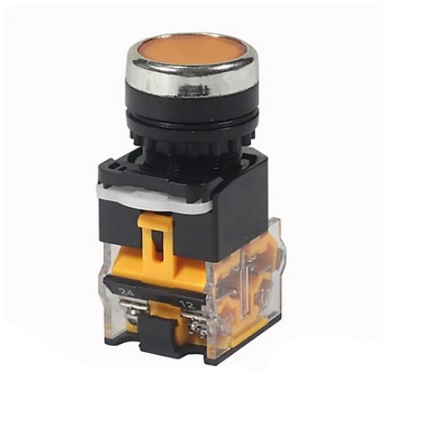 Nút nhấn LA38-11 22mm (Nhấn Giữ) màu vàng, xanh, đỏ (1 chiếc)