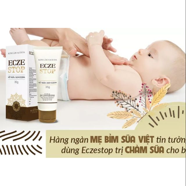 (10h tang 1h)ECZESTOP hỗ trợ điều trị viêm da tiếp xúc,viêm da thần kinh,chàm sữa