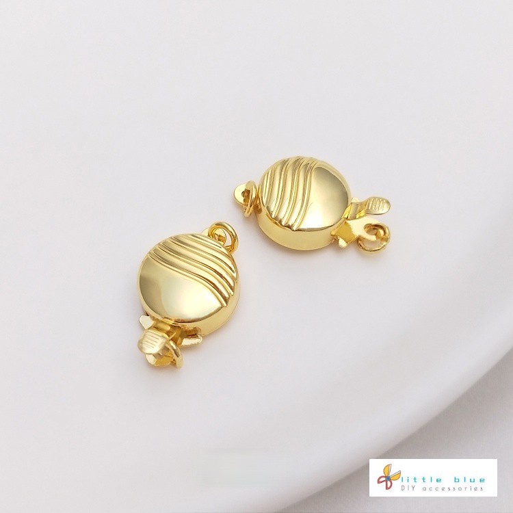 Chốt Khóa Mạ Vàng 18K Cao Cấp Nhiều Màu Sắc Dùng Làm Đồ Trang Sức