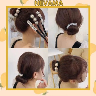 Búi tóc Nevama đính ngọc cực xinh Hàn Quốc SC25