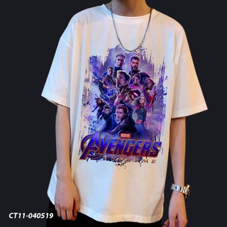 Video thật Áo thun Avengers Endgame Vũ Trụ Marvel siêu anh hùng